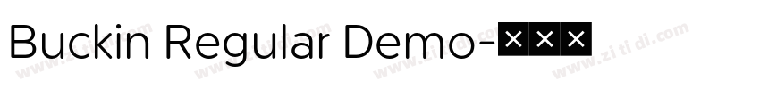 Buckin Regular Demo字体转换